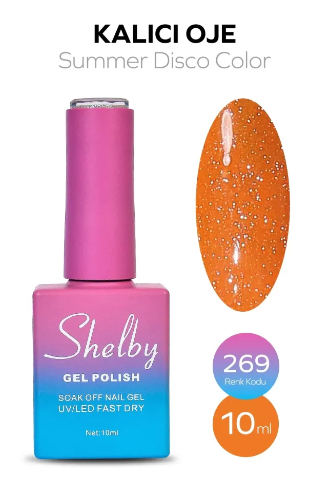 SHELBY 10 ML. A269 DİSKO YAZ RENK KALICI OJE