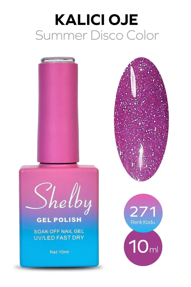 SHELBY 10 ML. A271 DİSKO YAZ RENK KALICI OJE