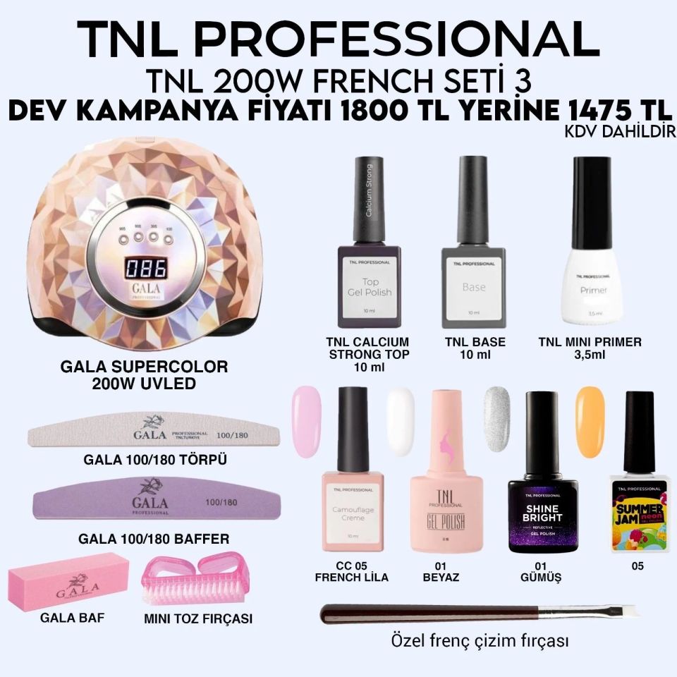 TNL - 200W CİHAZLI FRENCH SET - 3